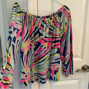 Lilly Pulitzer Enna Top- Indigo Sea Dreamin